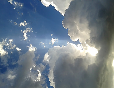 bầu trời, ánh sáng, Ray, mặt trời, Thiên nhiên, đám mây, Thiên đàng