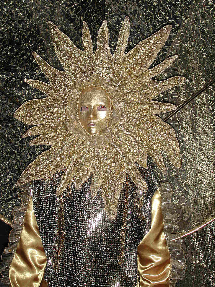 Venezia, karneval, maske, person, Star, gnisten, Thailand