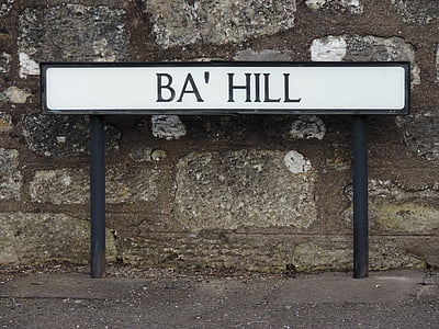 sign, milnathort, kinross, perth, perthshire, hill, rural