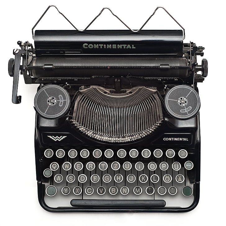 lletres, vell, màquina d'escriure, anyada, antiquat, d'estil retro, text