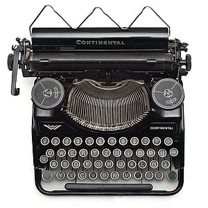 listy, staré, písací stroj, Vintage, staromódny, retro štýle, text