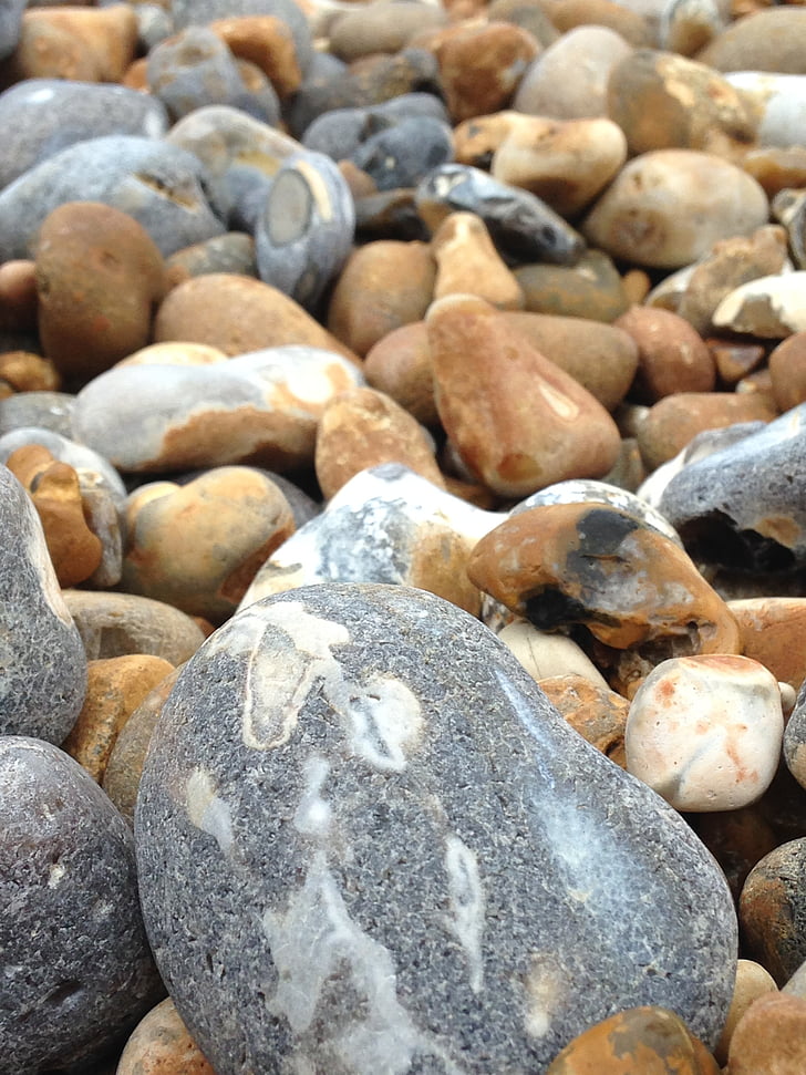 còdols, pedres, roques, platja, còdols, natura, pedra - objecte
