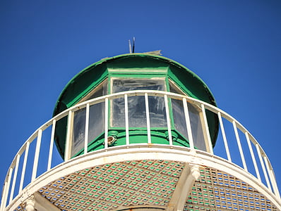 Lighthouse, Beacon, Port burgas, Bulgarien, ljus, havet, resor