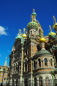 St petersburg, Crkva, Sankt Peterburgu, spomenik, Pravoslavna, arhitektura, Katedrala