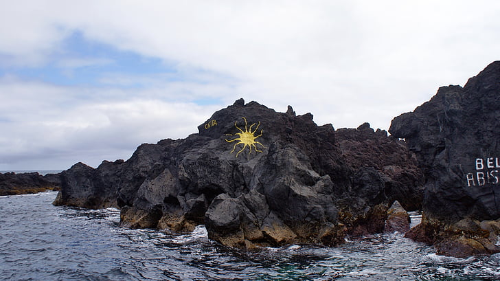 Kolačići, Treći, Azorski otoci, stijene, Ožujak, ljeto, oceana