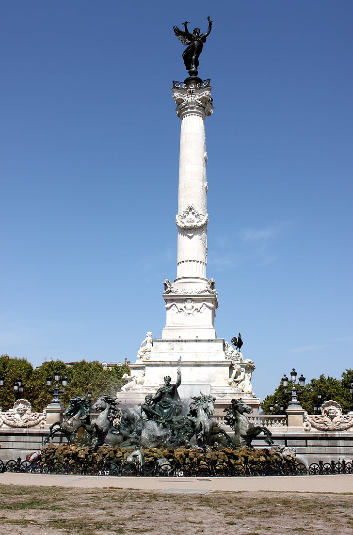 Bordeaux, França, estátua, Figura, locais de interesse, Garonne