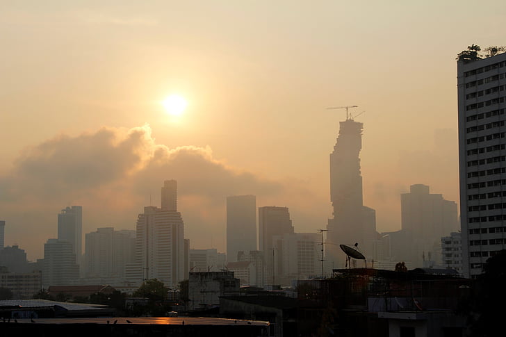 Bangkok, Thailanda, zgârie-nori, Asia, clădire, City, arhitectura
