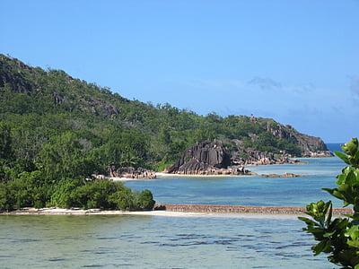 Pulau, Teluk, Seychelles, tropis, tropis, liburan, laut