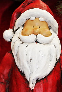 santa claus, christmas figure, red coat, beard, christmas, christmas decoration, decoration