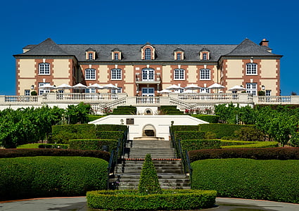 winery, wine-making, building, architecture, gardens, front, entrance