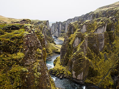 płyty tektoniczne, Kanion, Rift, Islandia, płyty tektoniczne, Thingvellir, Islandzki