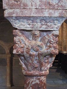 tőke, serrabone, Priory, kolostor, román, Pyrénées-orientales, középkori