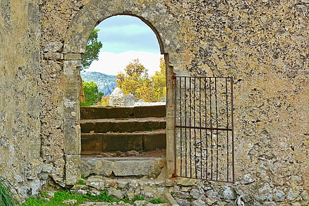 Цель, двери, Вход, ворота, фасад дома, Архитектура, Монастырь