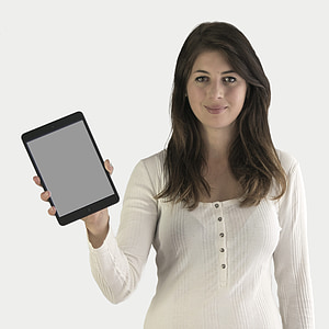 iPad, presentatie, scherm, digitale, persoon, weergeven, Tablet PC