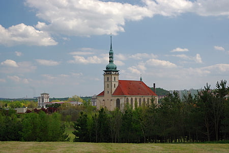 kyrkan, templet, Gothic, arkitektur, monumentet, turism, Tjeckien