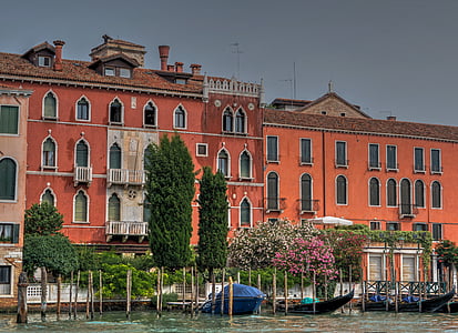Venedig, Italien, Canal, arkitektur, Venezia, landmärke, historiska