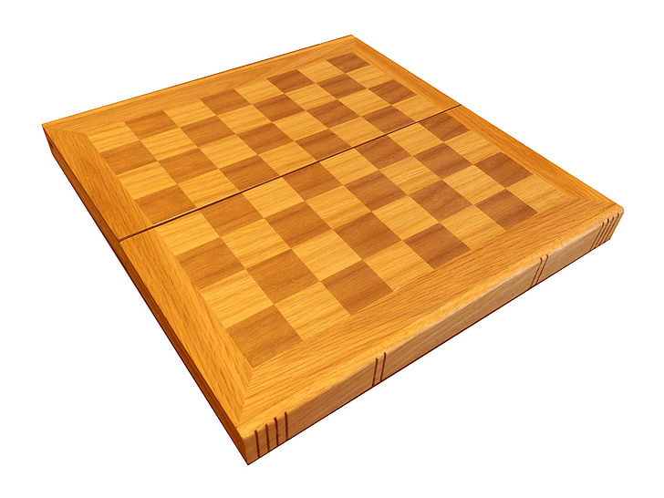 szachy, Zarząd, drewno, drewniane, gra, na białym tle, kawałek