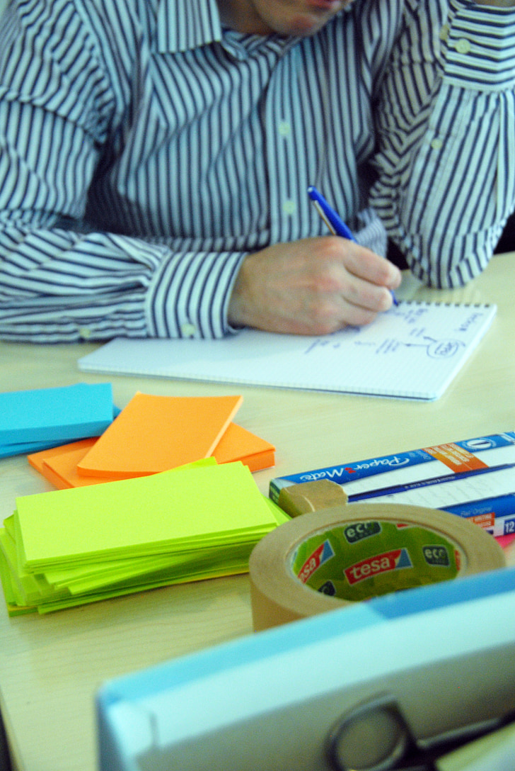 business, Post-it, professionale