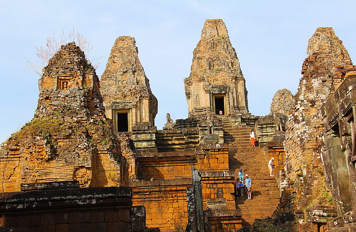 Pre rup hegyi templomban, templom, utazás, antik, régi, gyönyörű, Angkor wat