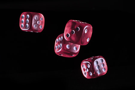 Cube, Glücksspiel, spielen, Licht, Glaskubus, gewinnen, Zahlen