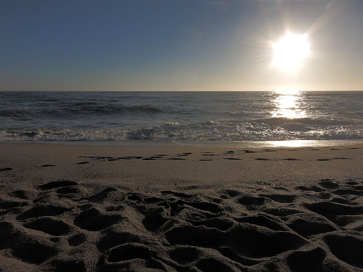 море, плаж, празник, слънце, пясък