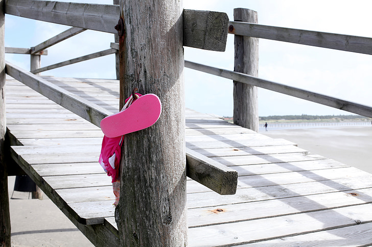 flip flops, màu hồng, Bãi biển, vui vẻ tắm, tôi à?, mặt trời, Cát