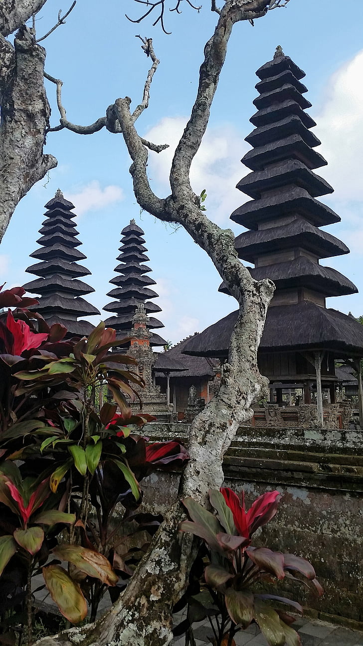 építészet, Bali, Taman ayun, templom