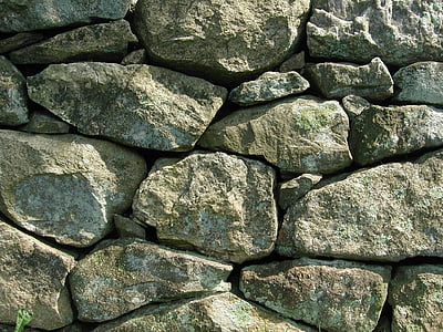 πέτρινο τοίχο, βράχια, πέτρες, κοντινό πλάνο, φράχτη, μοτίβο, Σχεδιασμός