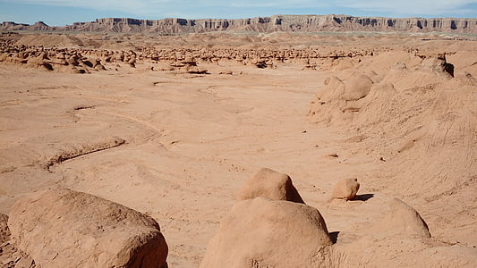 desert, arid, mountain, dry, landscape, drought, nature