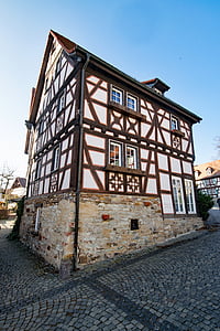 Oberursel, Hesse, Nemecko, staré mesto, krovu, fachwerkhaus, zaujímavé miesta