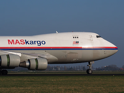 boeing 747, jumbo jet, malaysia airlines, landing, aircraft, airplane, cargo