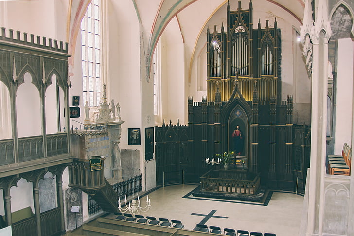 altar, architecture, church, historical, old, christianity, religion