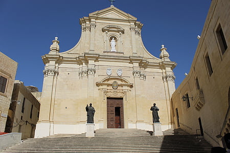 kirke, Malta, Middelhavet, katedralen, landemerke, reise, europeiske