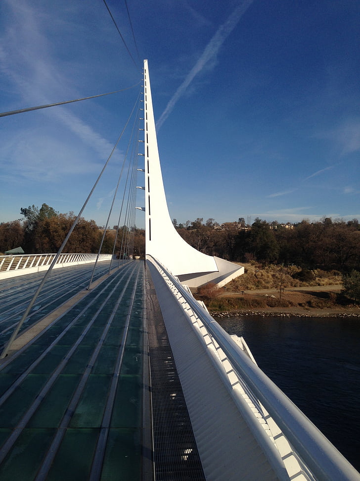 tiltas, Redding, kelių, turistų traukos