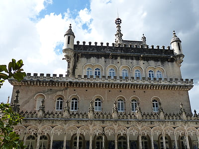 Palace, Castle, arkkitehtuuri, historiallisesti, julkisivu, manuelinisch, bussacowald