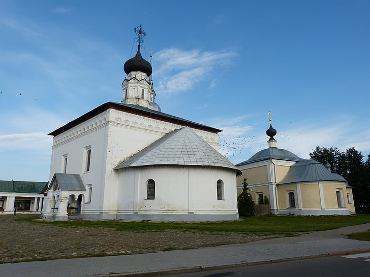 kyrkan, Ryssland, Suzdal, ortodoxa, kapell, tro, dyrkan
