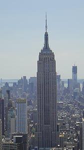 New york, zgradbe Empire state building, nebotičnik