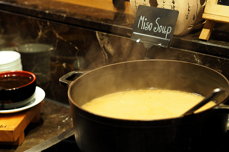 panci sup, Mika jadi sup, sup, makanan Jepang, asap, panas, segar