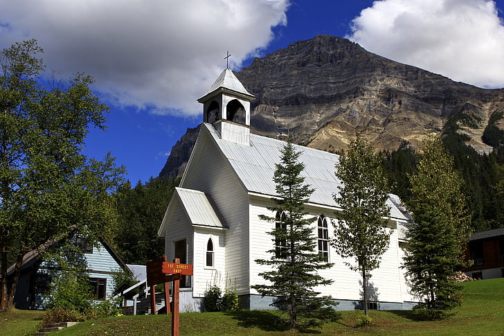 Canada, kerk, dorp