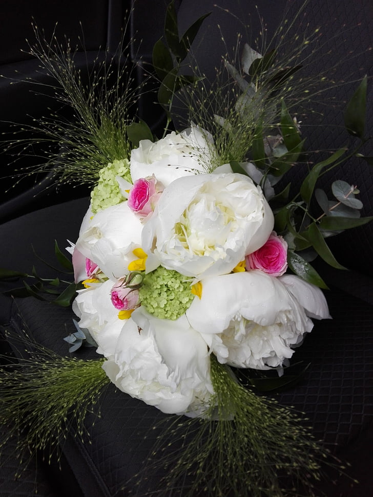 flowers, wedding, bouquet