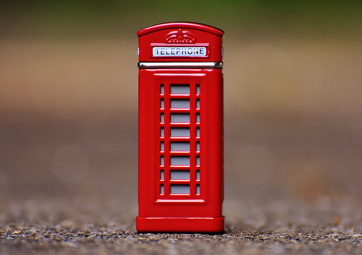 cabina telefònica, anglès, telèfon, casa de telèfon, Anglaterra, Dispensari, retro