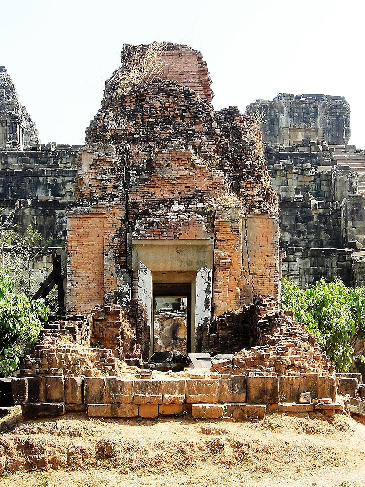 ruïna, anghor què, Cambodja, caducat, història, Àsia, arquitectura