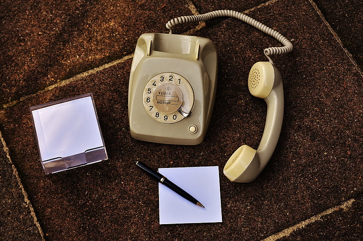 điện thoại cũ, 005, những năm 70, màu xám, quay số, Bài viết, điện thoại