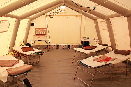 civilbeskyttelse, behandling, telt, medicinsk service, ulykke assistance Center, beskyttelse, stol