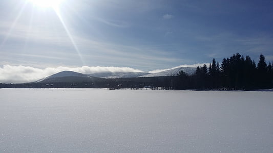 Lappland, Finnland, Winter