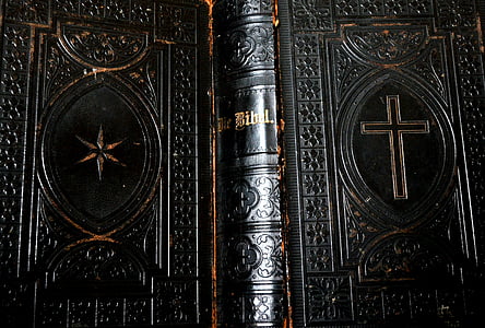 Bible, livre, Ecriture Sainte, foi, Église, religion, Croix