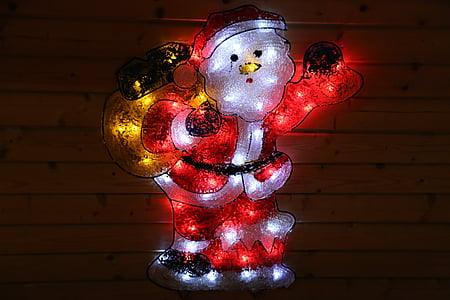 Santa claus, jul, dekoration, figur, juledekoration, vinter, Christmas motiv