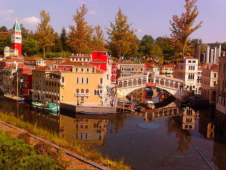 Legoland, θεματικό πάρκο, Lego, Βενετία, LEGO μπλοκ, Ιταλία, μίνι κόσμος