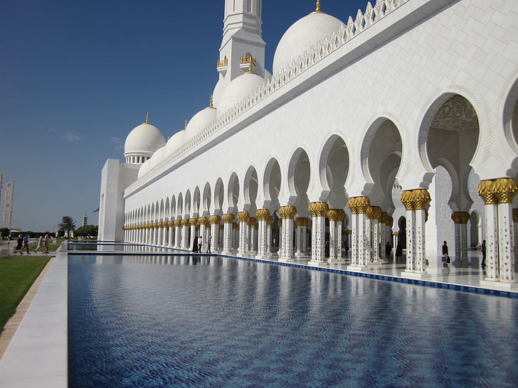 Emirates, Mosquée, Abu dhabi, Mosquée de cheikh zayid