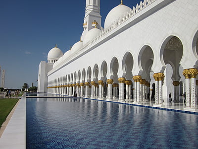 Emiraten, moskee, Abu dhabi, Sjeik zayid moskee